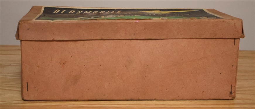 Oldsmobile Friction Car with Siren - Japan - Original Cardboard Box - Y Japan - BOX ONLY 