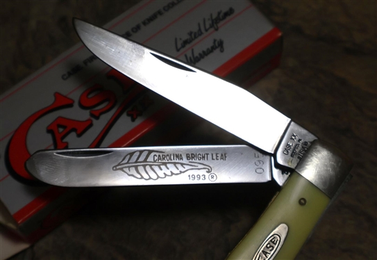 Case XX Carolina Brightleaf 1993  Limited Edition 2 Blade Folding Knife - Number 095 with New Original Case Box 